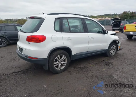 2016 Volkswagen Tiguan S z USA, uszkodzony, nr VIN WVGAV7AXXGW526892